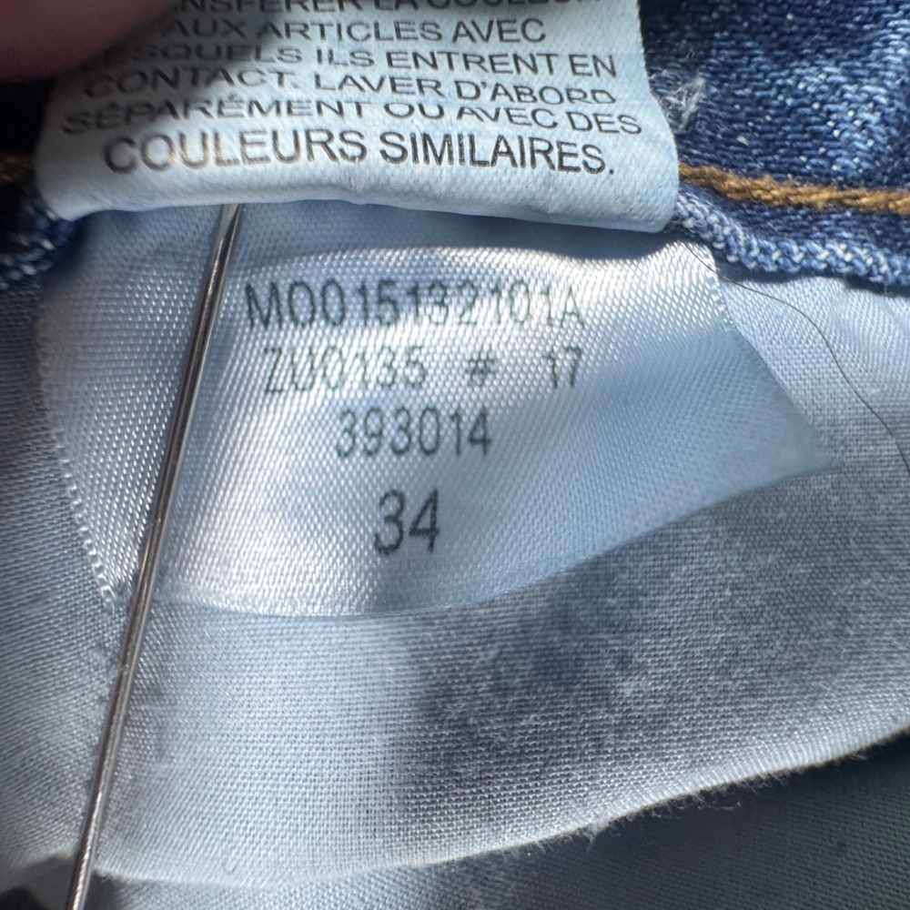 Monet Skateboards Carpenter Baggy Jean 36x29 Blue Relaxed Fit Utility Skater Y2K - Picture 9 of 9